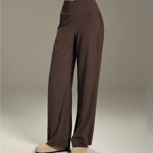 Women's Brown Wide-Leg Pants